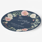 Brouwerijreceptie marinescheepvaart Blush ivoren R Papieren Bordje (Gekanteld)