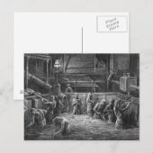 Brouwers op het werk briefkaart (Voorkant / Achterkant)