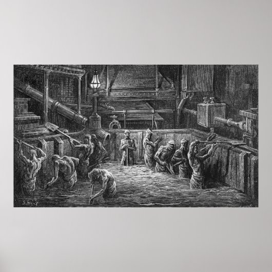 Brouwers op het werk poster (Voorkant)