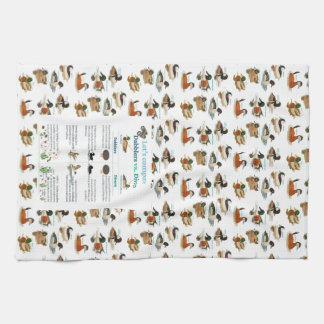 Brouwers vs. Duikers Keukenhanddoek met achtergron