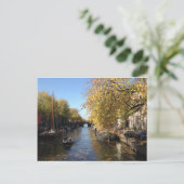 Brouwersgracht Amsterdam Autumn Briefkaart (Staand voorkant)