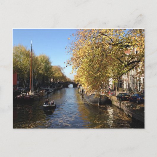 Brouwersgracht Amsterdam Autumn Briefkaart (Voorkant)