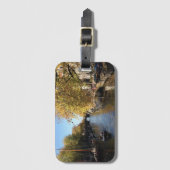 Brouwersgracht Amsterdam Canal Autumn Foto Bagagelabel (Voorkant (verticaal))