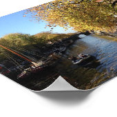 Brouwersgracht Amsterdam Canal Autumn Foto Poster (Hoek)