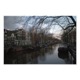 Brouwersgracht, Amsterdam Foto Afdruk