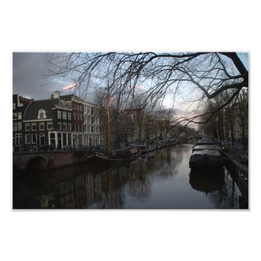 Brouwersgracht, Amsterdam Foto Afdruk (Voorkant)