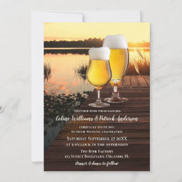 Brouwery Beer Sunset Weddenschap Kaart