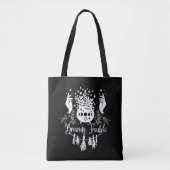 Brouwproblemen: ondeugend hekserig design tote bag (Voorkant)
