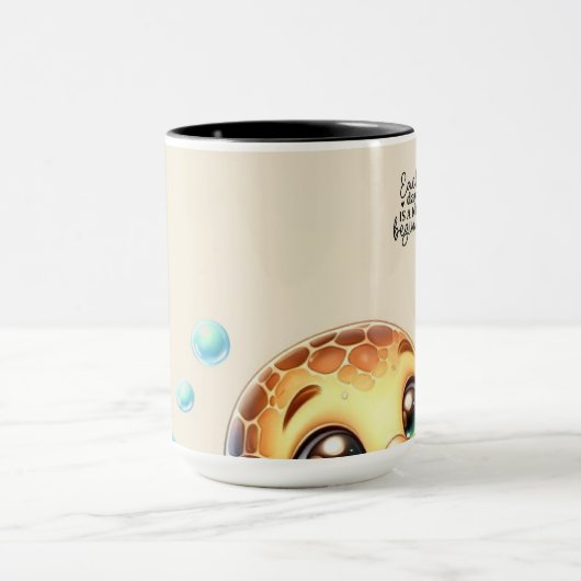 Brouwrijke ochtenden beginnen hier! mok (Midden)