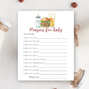 BROUWSELS & BURGERS Baby shower Gebeden voor baby