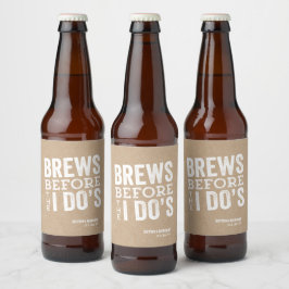 Brouwsels voor ik Do's kracht gepersonaliseerde br Bier Etiket