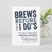 Brouwt voor ik doe's brouwerij verlovingsfeest mar kaart (Staand voorkant)