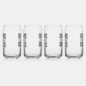 Brouwt voor ik doe's vrijgezellenfeest plezier blikvorm glas (Links)