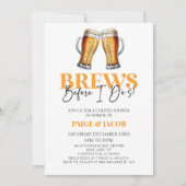 Brouwt voor ik het doe! Bier bruiloft koppels douc Kaart (Voorkant)