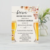 Brouwt voordat ik doe Koppels Douche Herfst Wildbl Kaart (Staand voorkant)