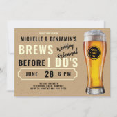 Brouwt voordat ik doe paar bruiloft repetitie Casu Kaart (Voorkant)