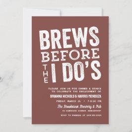 Brouwt voordat ik Do's brouwerij verlovingsfeestst Kaart