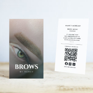 Brow Artiest Foto QR Code Visitekaartje