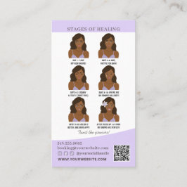 Brow Microblading Aftercare & Appointherinnering Visitekaartje