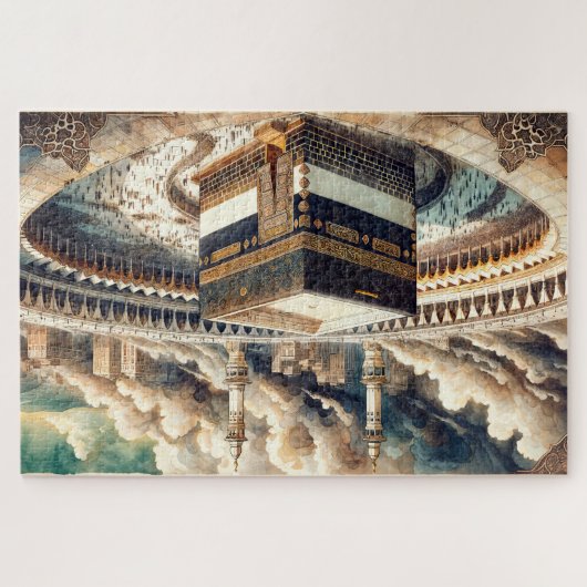 Brown Al Kaaba Legpuzzel (Horizontaal)