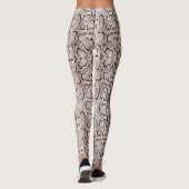 Brown Anaconda Snakeskin Leggings (Achterkant)