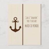 Brown Anchor zal je zijn mijn dienstmeisje (Voorkant)