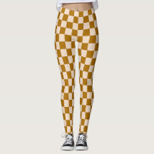 Brown and beige checkerboard pattern