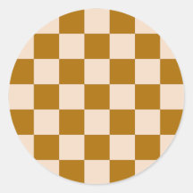 Brown and beige checkerboard pattern