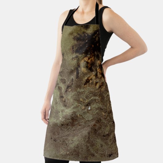 Brown and black abstract painting schort (Insitu)