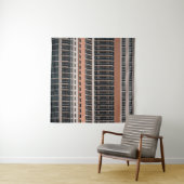 Brown and black high-rise building wandkleed (In situ)