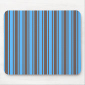 Brown and blue candy stripes muismat (Voorkant)