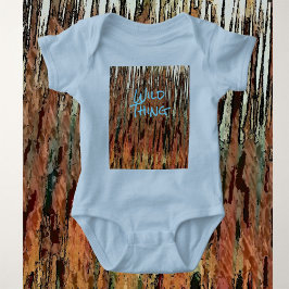 Brown and Blue Wild Thing Romper