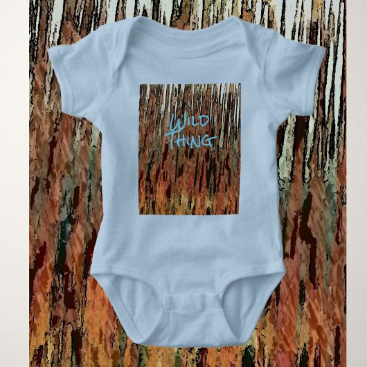Brown and Blue Wild Thing Romper