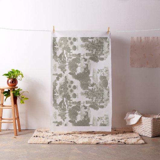 Brown and Cream KerstWinter Wonderland 30" Stof (Voorbeeld)