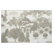 Brown and Cream KerstWinter Wonderland 30" Stof (Fat Quarter)