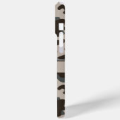 Brown and Gray Camouflage Personalized Case-Mate iPhone Case (Achterkant / Links)