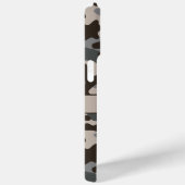 Brown and Gray Camouflage Personalized Case-Mate iPhone Case (Achterkant / Rechts)