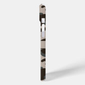 Brown and Gray Camouflage Personalized Case-Mate iPhone Case (Achterkant / Links)