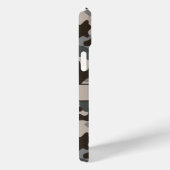 Brown and Gray Camouflage Personalized Case-Mate iPhone Case (Achterkant / Rechts)