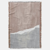 Brown And Gray Grunge Deken (Voorkant Verticaal)