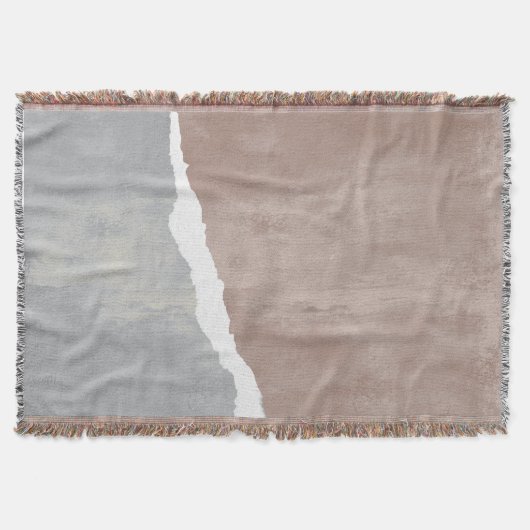 Brown And Gray Grunge Deken (Voorkant)