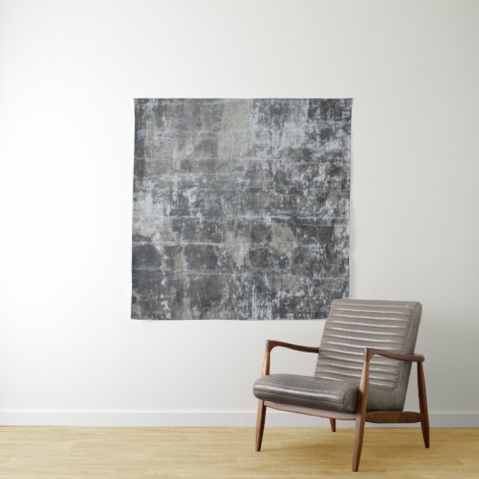 Brown and gray panel wandkleed (In Situ (horizontaal))
