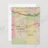 Brown and Keya Paha County, Nebraska Briefkaart (Voorkant / Achterkant)