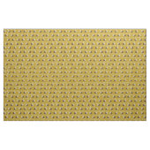 Brown and Mustard Gold Porcupine Patterned Stof (Fat Quarter)