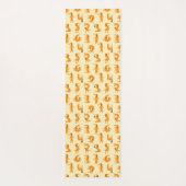 Brown and Tan Dachshund Yoga Mat (Achterkant)