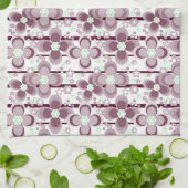 brown and white floral pattern theedoek (Gevouwen)