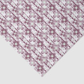 brown and white floral pattern tissuepapier (Detail)