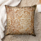  Brown Arabesques Pillow Kussen (Deken)