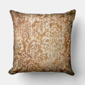  Brown Arabesques Pillow Kussen (Voorkant)