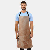 Brown Background Schort (Gedragen)